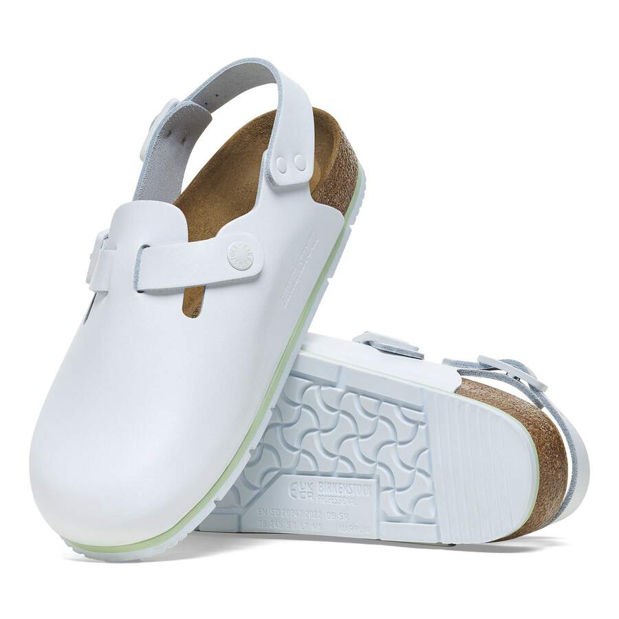 Tokio PRO Natural Leather Coated - White