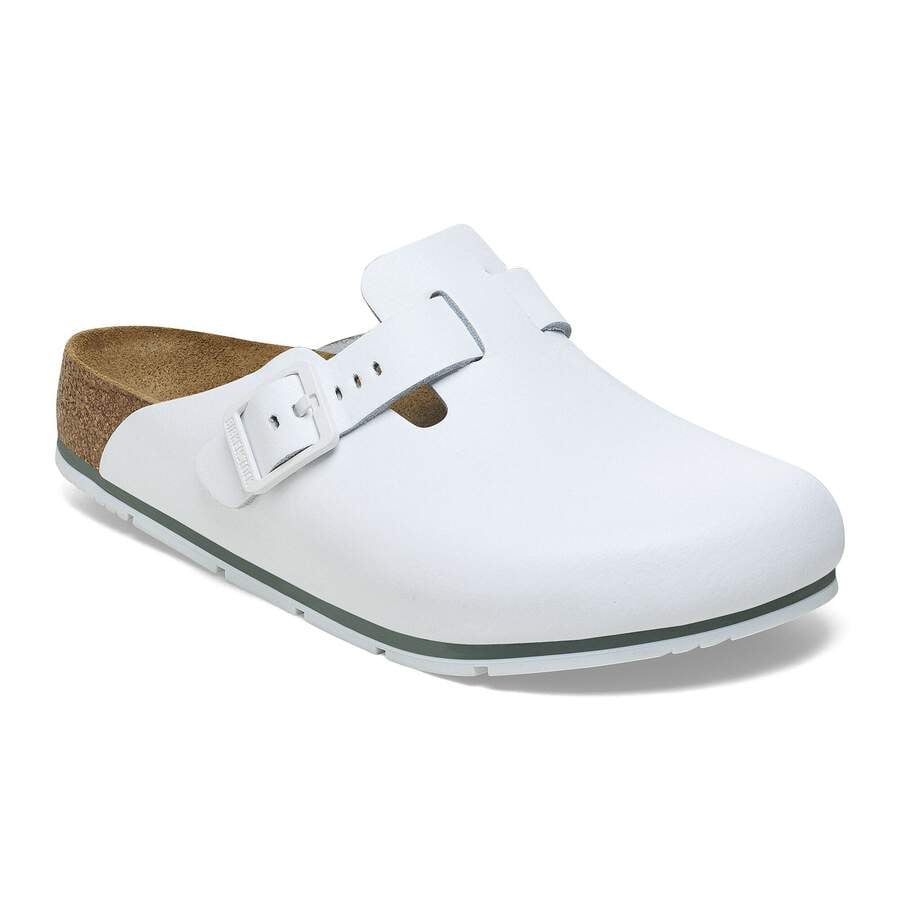 Boston Pro Natural Leather - White