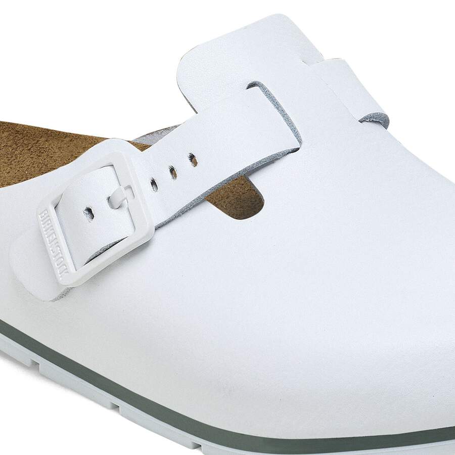 Boston Pro Natural Leather - White