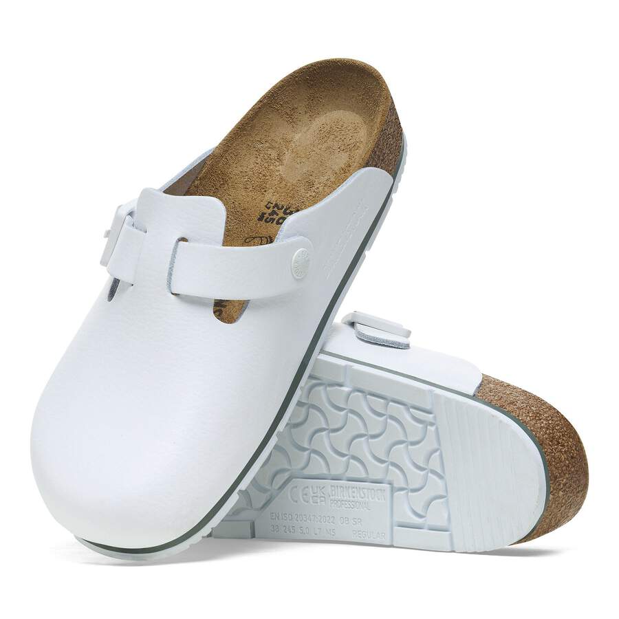 Boston Pro Natural Leather - White
