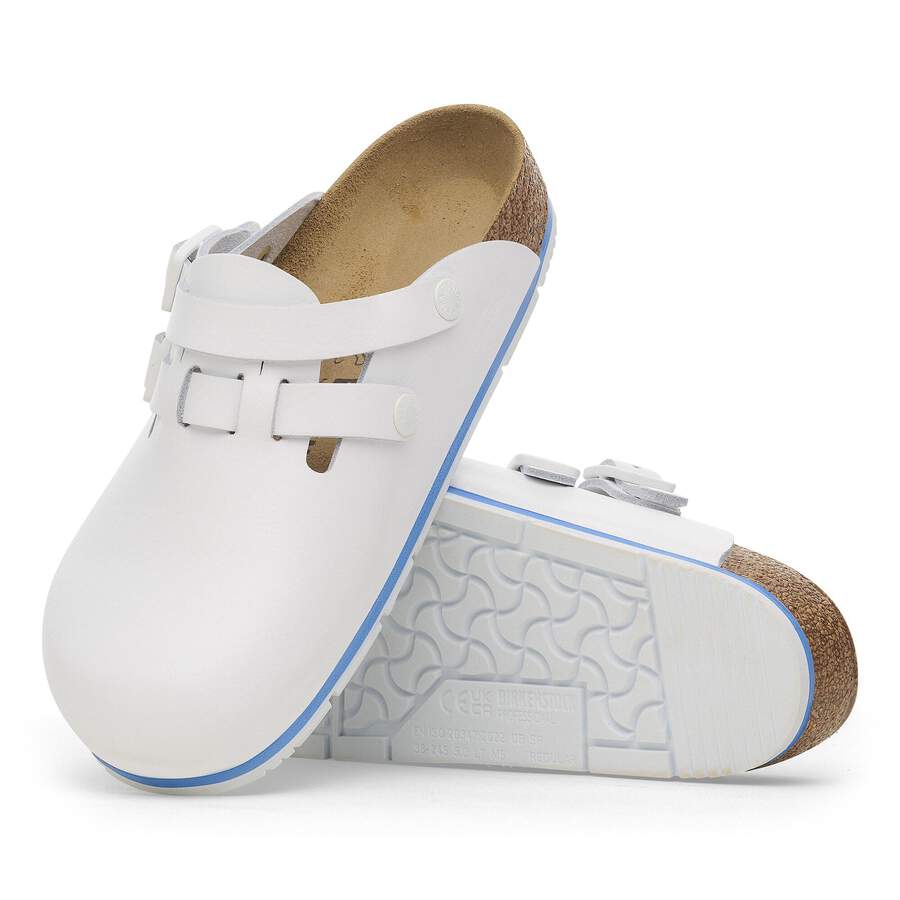Kay PRO Natural Leather Coated - White