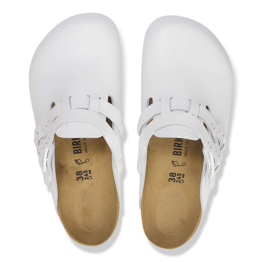 Kay PRO Natural Leather Coated - White