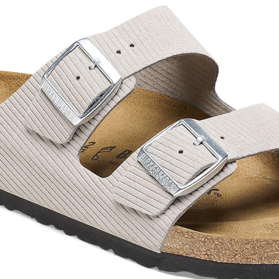 Arizona Suede Leather Embossed - Corduroy Stone Coin