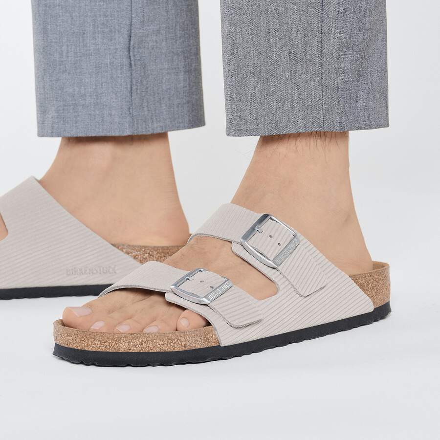 Arizona Suede Leather Embossed - Corduroy Stone Coin