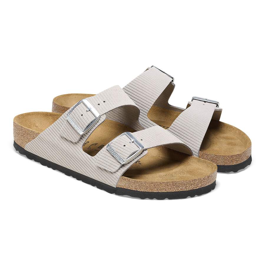 Arizona Suede Leather Embossed - Corduroy Stone Coin