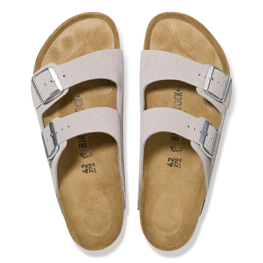 Arizona Suede Leather Embossed - Corduroy Stone Coin