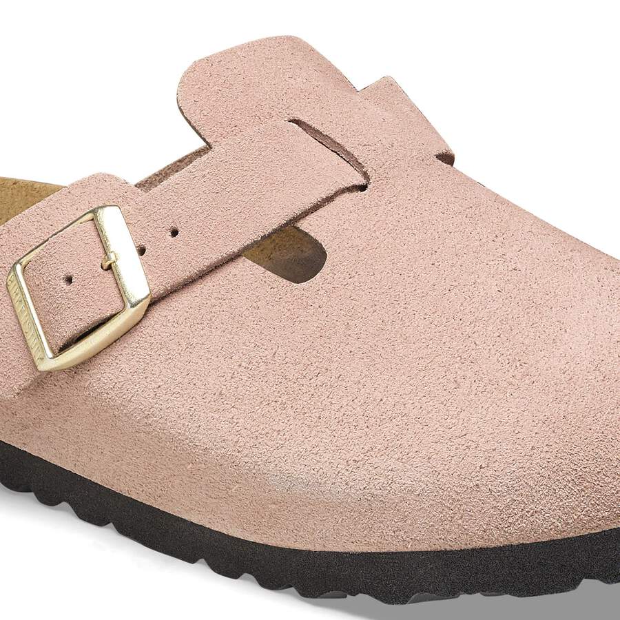 Boston Suede Leather - Light Rose
