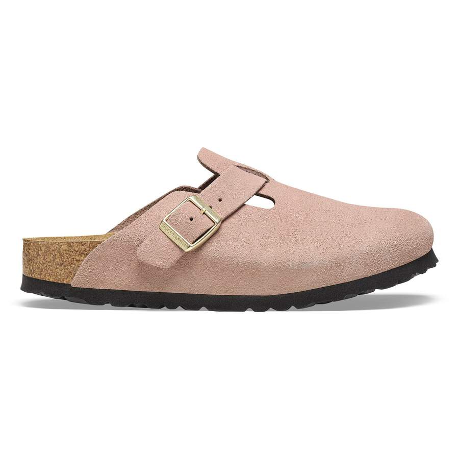 Boston Suede Leather - Light Rose