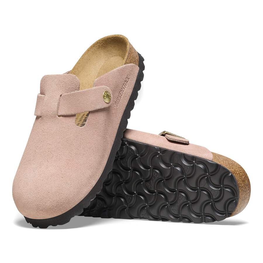 Boston Suede Leather - Light Rose