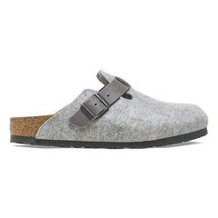 Boston Leather/Textile/Felt - Light Gray