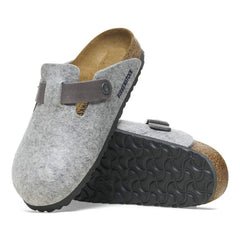 Boston Leather/Textile/Felt - Light Gray