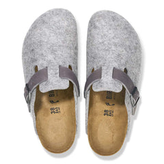 Boston Leather/Textile/Felt - Light Gray