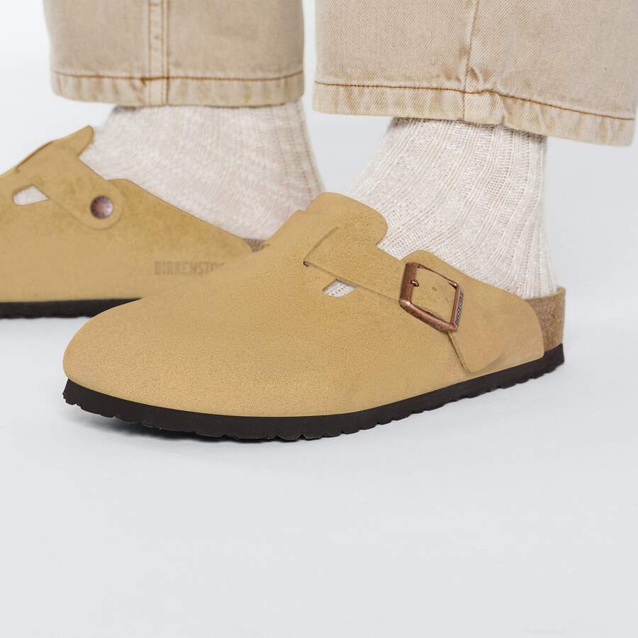 Boston Suede Leather - Latte Cream