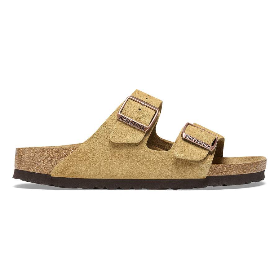 Arizona Suede Leather Taupe - Latte Cream