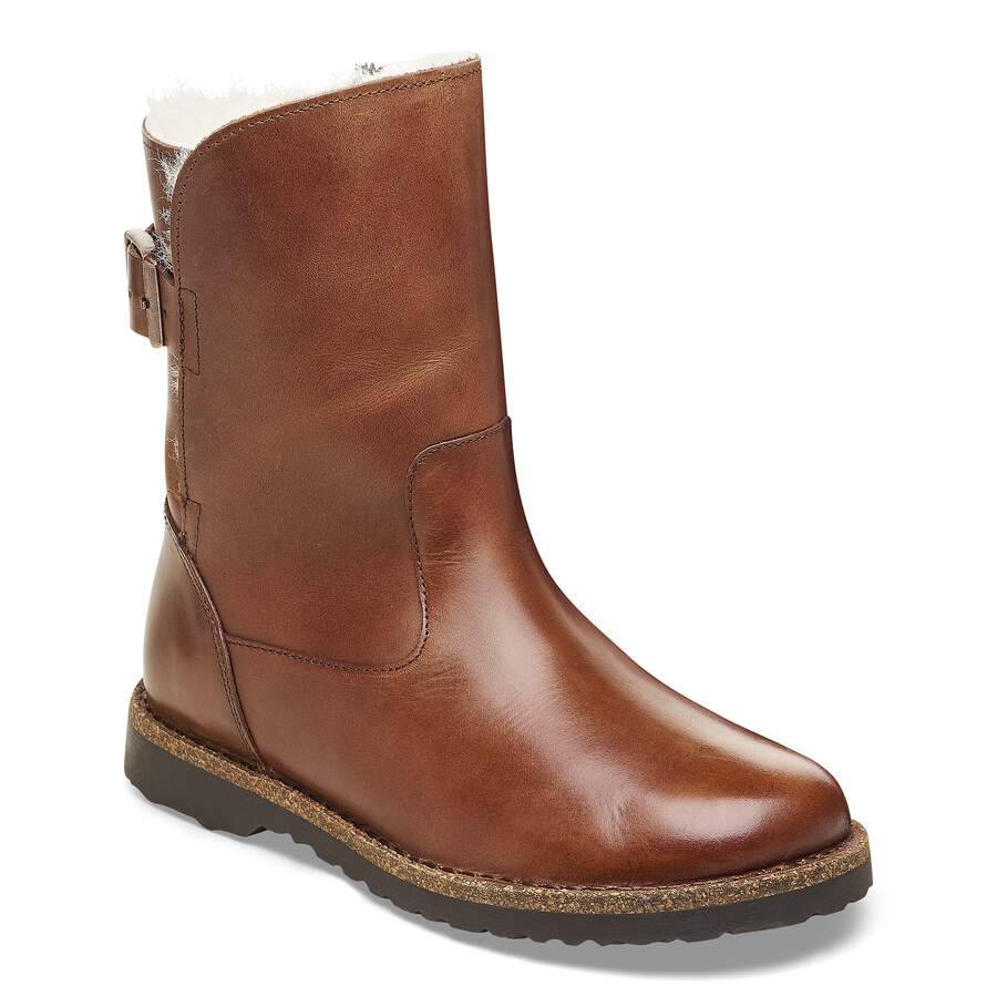 Uppsala Shearling Natural Leather - Cognac