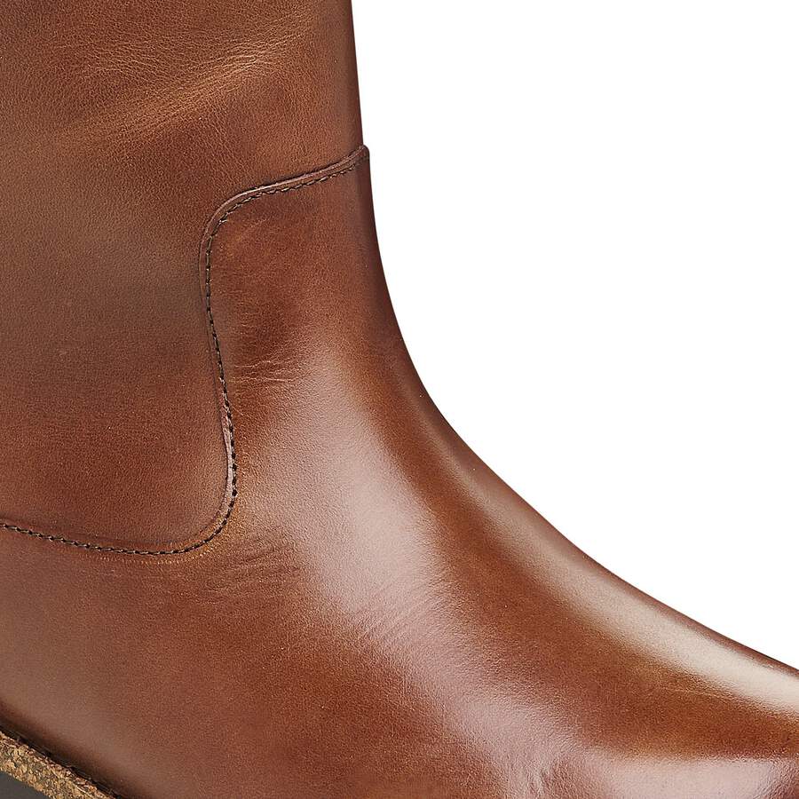 Uppsala Shearling Natural Leather - Cognac