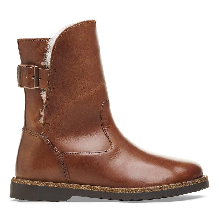 Uppsala Shearling Natural Leather - Cognac