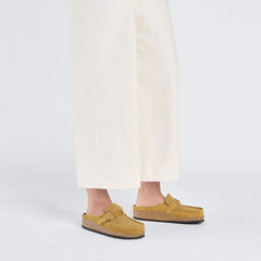 Buckley Suede Leather Embossed - Corduroy Cork Brown