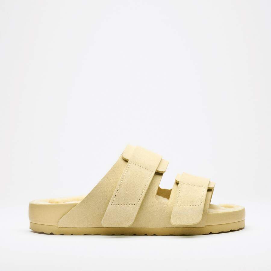 Uji Suede Tekla Suede Leather - Straw