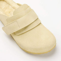 Nagoya Suede Tekla Suede Leather - Straw