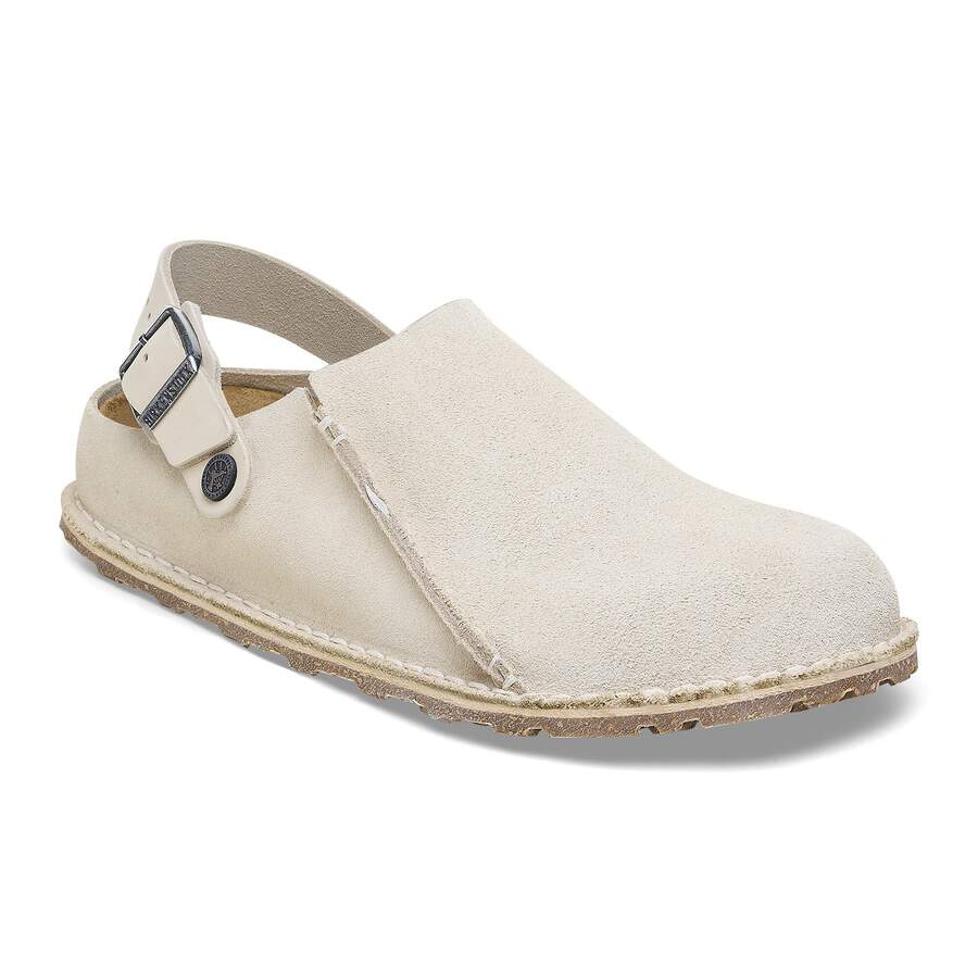 Lutry Premium Suede Leather - Eggshell