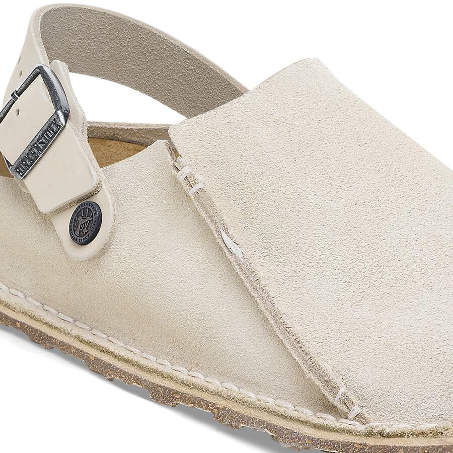 Lutry Premium Suede Leather - Eggshell