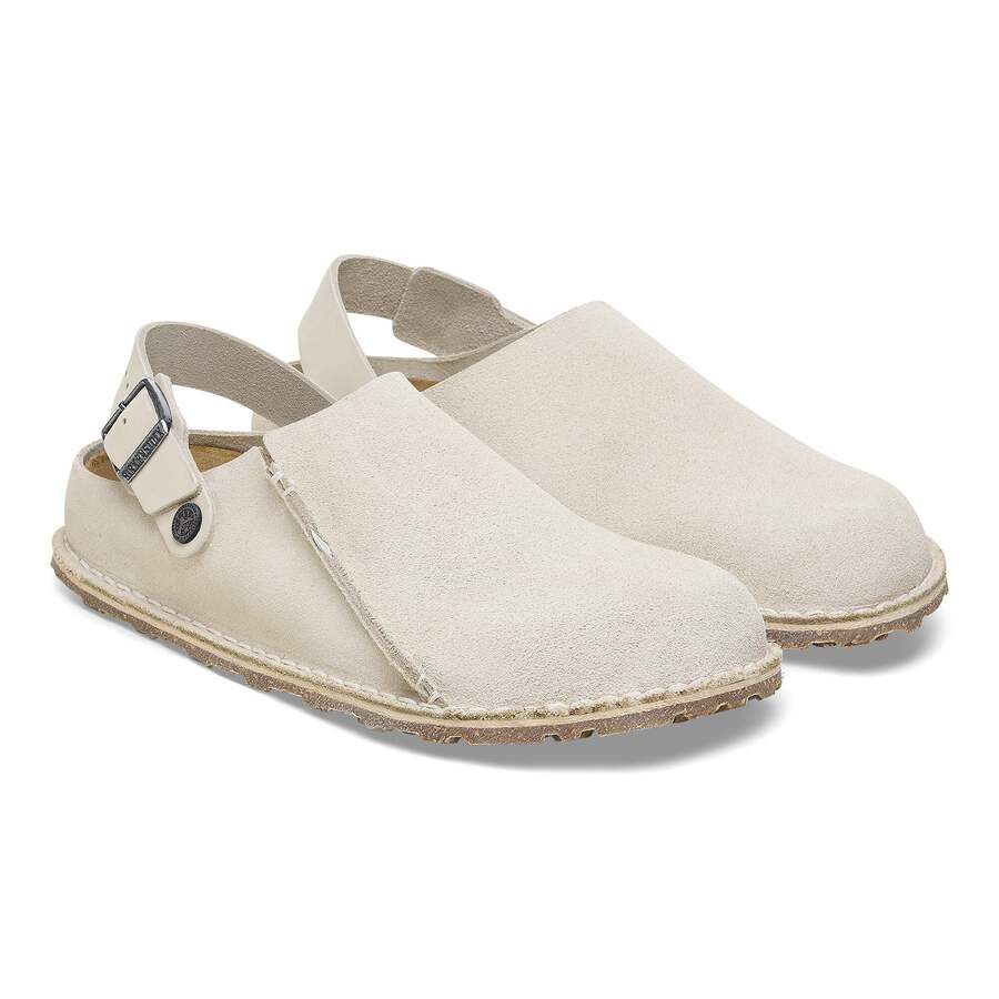 Lutry Premium Suede Leather - Eggshell