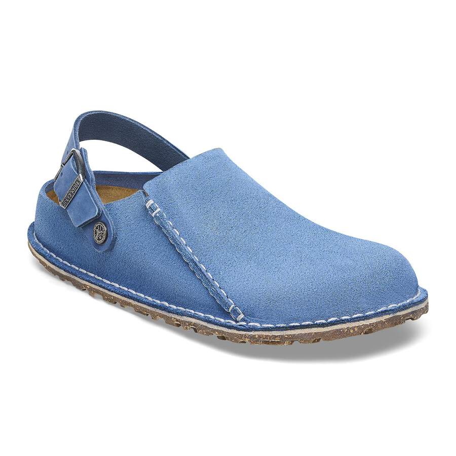 Lutry Premium Suede Leather - Elemental Blue