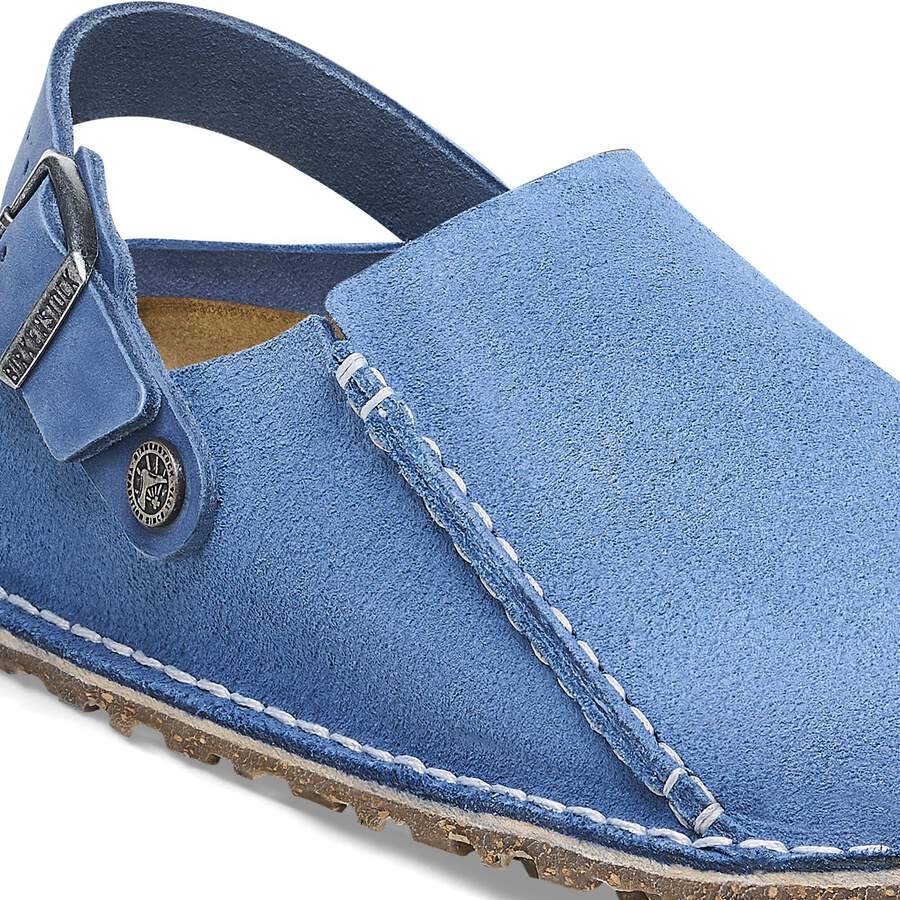 Lutry Premium Suede Leather - Elemental Blue