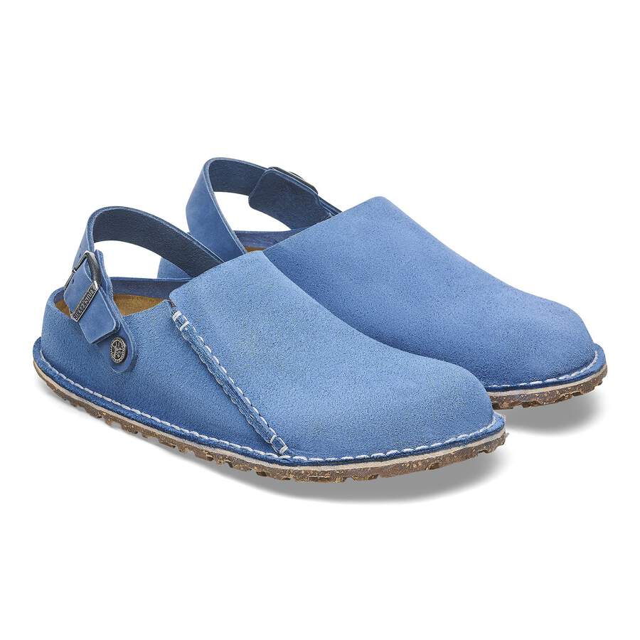 Lutry Premium Suede Leather - Elemental Blue