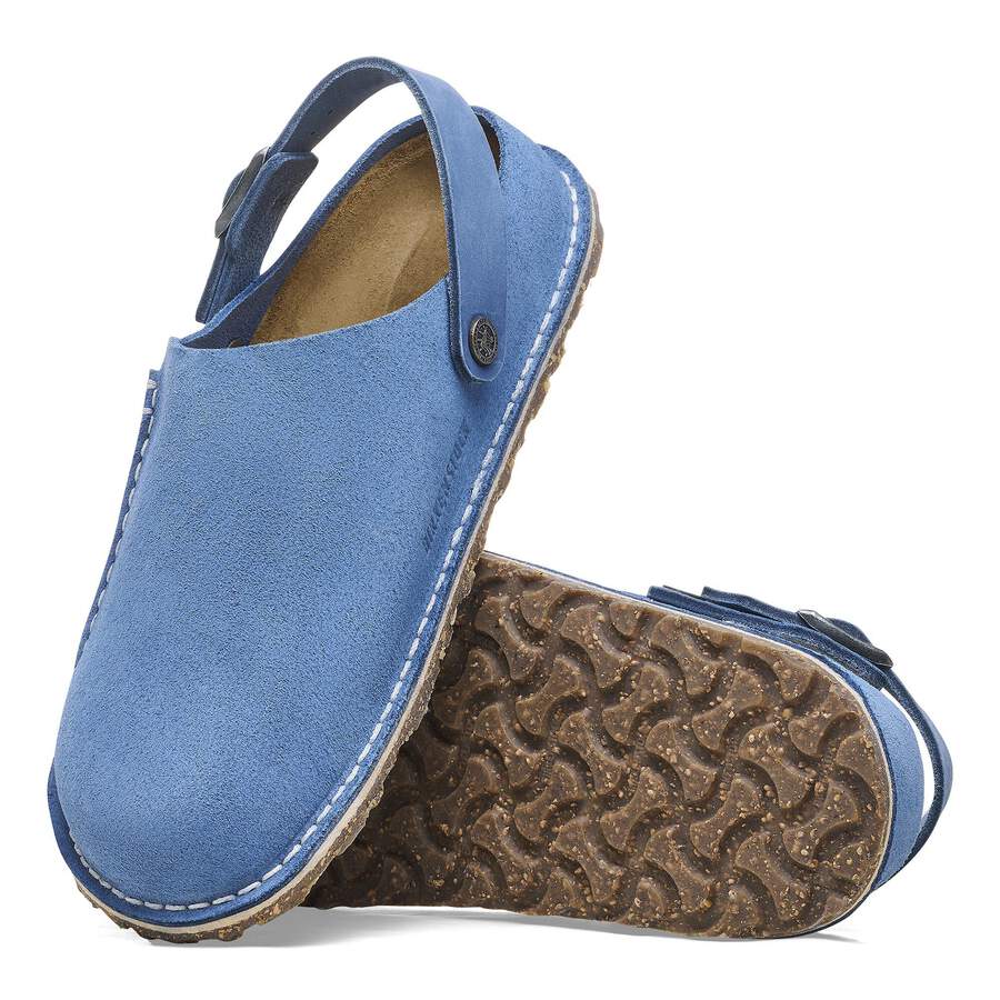 Lutry Premium Suede Leather - Elemental Blue