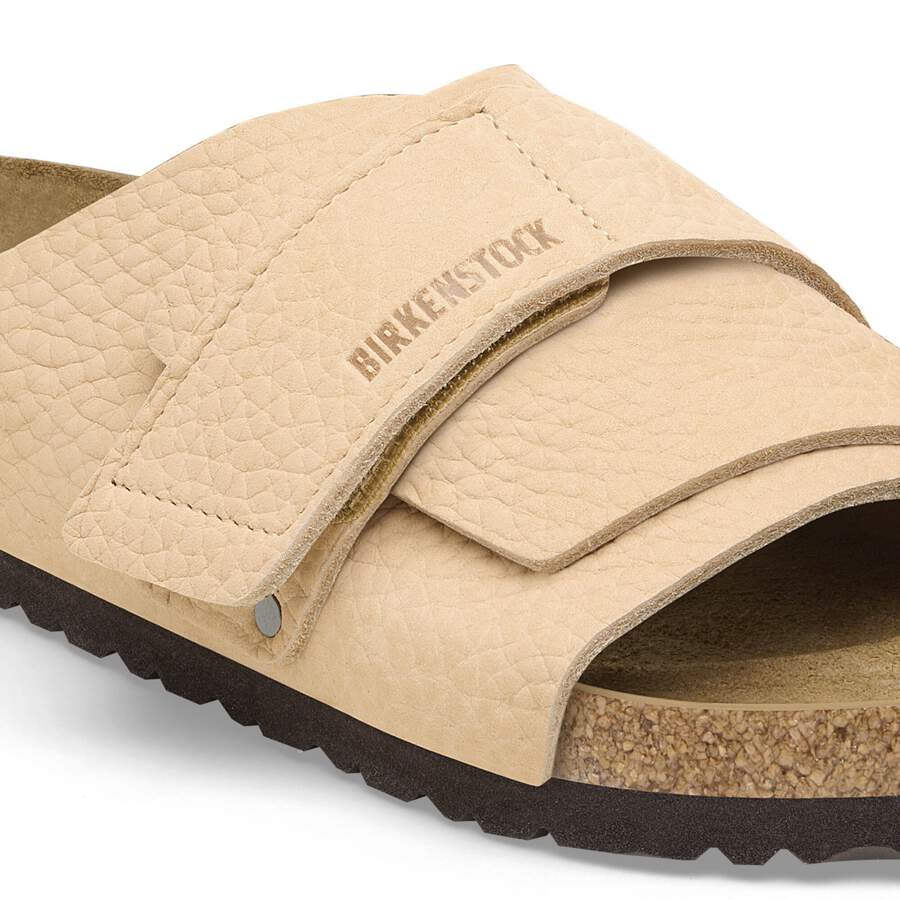 Kyoto Nubuck Leather - Desert Buck New Beige