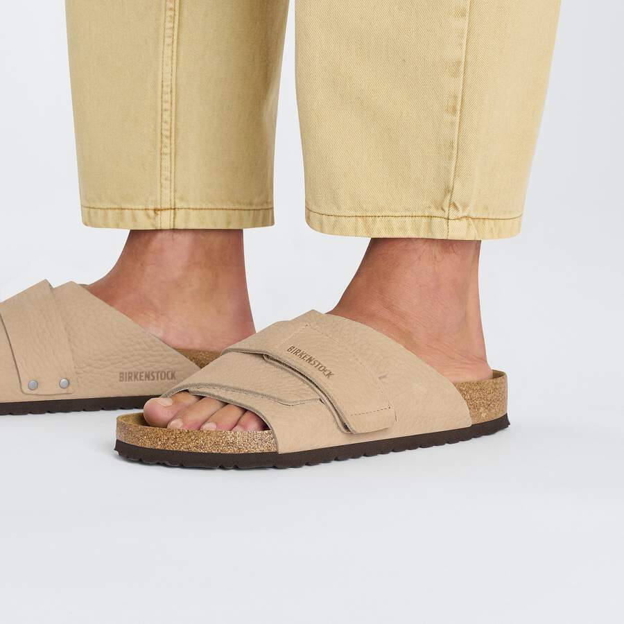 Kyoto Nubuck Leather - Desert Buck New Beige