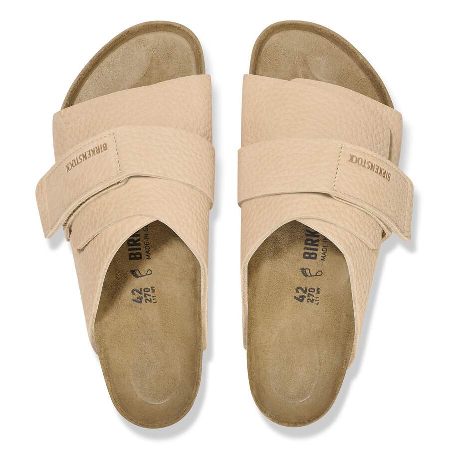 Kyoto Nubuck Leather - Desert Buck New Beige