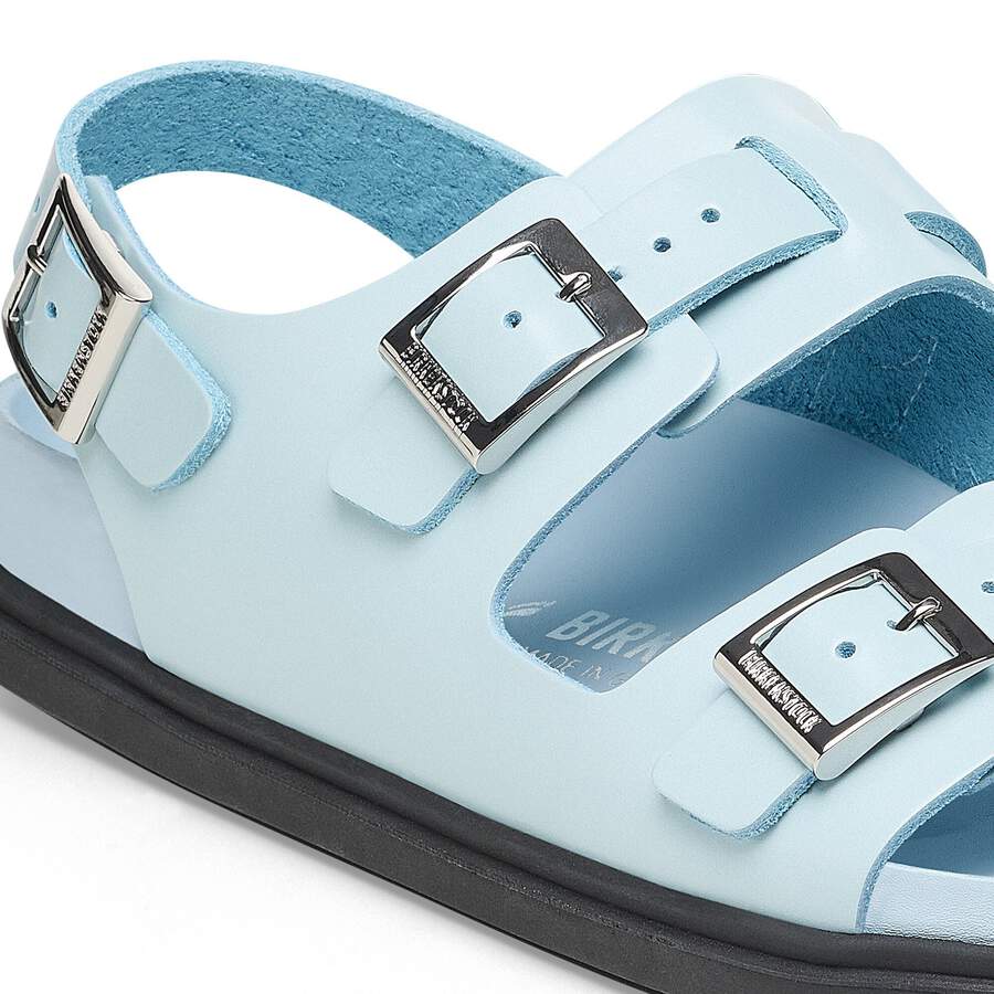 Cannes Natural Leather - Mineral Blue