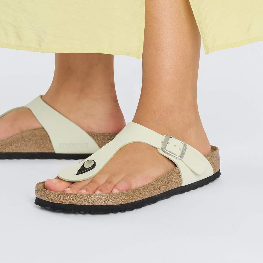 Gizeh Nubuck Leather - Faded Lime