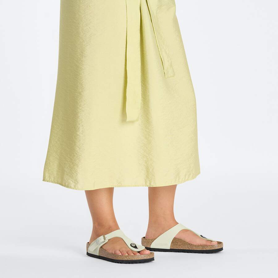 Gizeh Nubuck Leather - Faded Lime