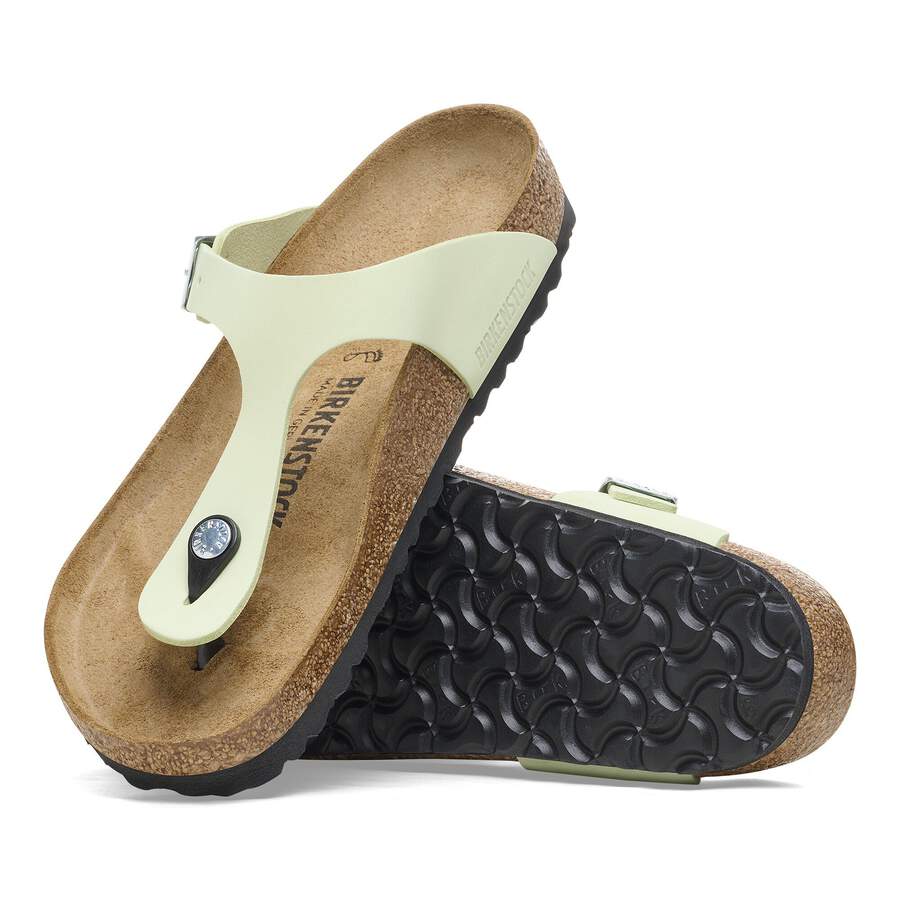 Gizeh Nubuck Leather - Faded Lime