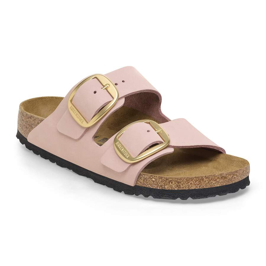 Arizona Big Buckle Nubuck Leather - Soft Pink