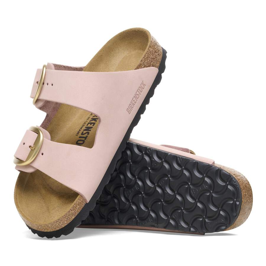 Arizona Big Buckle Nubuck Leather - Soft Pink