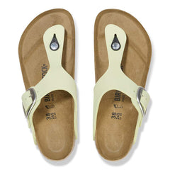Gizeh Big Buckle Nubuck Leather - Faded Lime