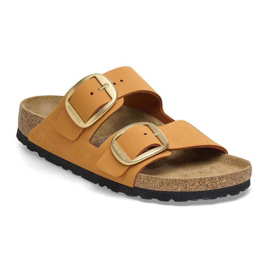 Arizona Big Buckle Nubuck Leather - Burnt Orange