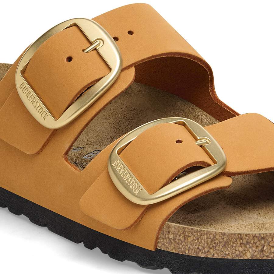 Arizona Big Buckle Nubuck Leather - Burnt Orange