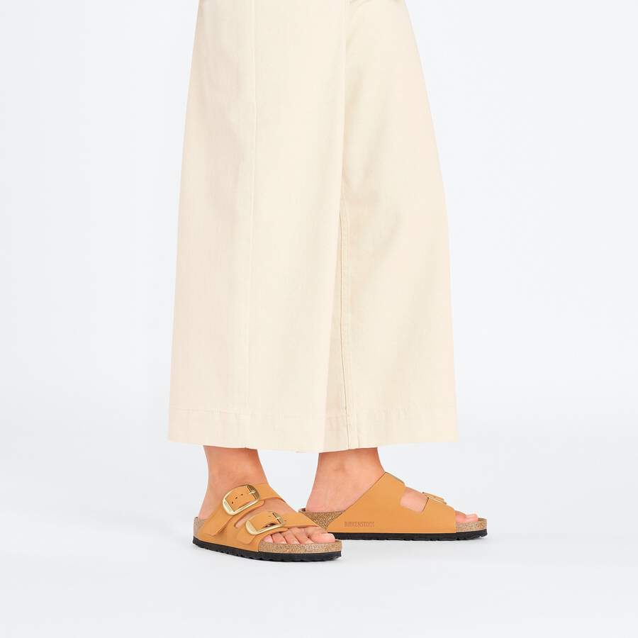 Arizona Big Buckle Nubuck Leather - Burnt Orange
