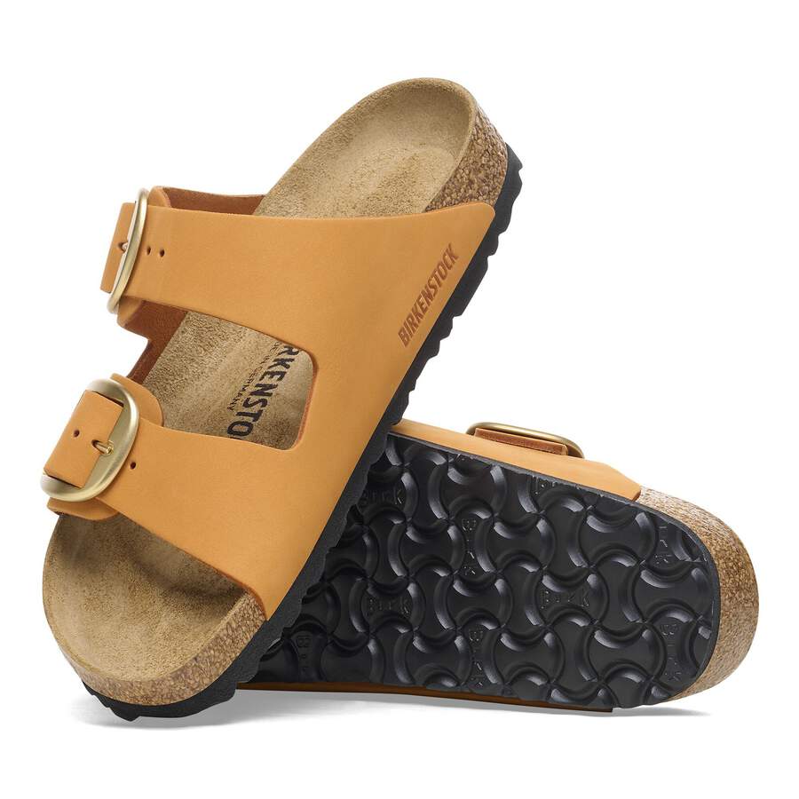 Arizona Big Buckle Nubuck Leather - Burnt Orange