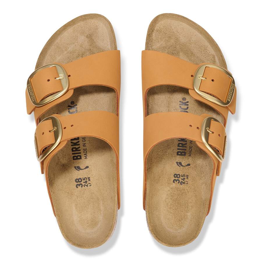 Arizona Big Buckle Nubuck Leather - Burnt Orange
