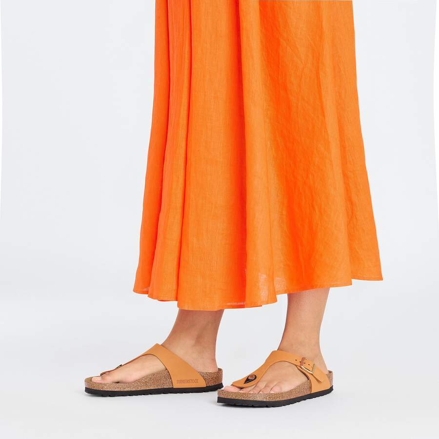 Gizeh Nubuck Leather - Burnt Orange