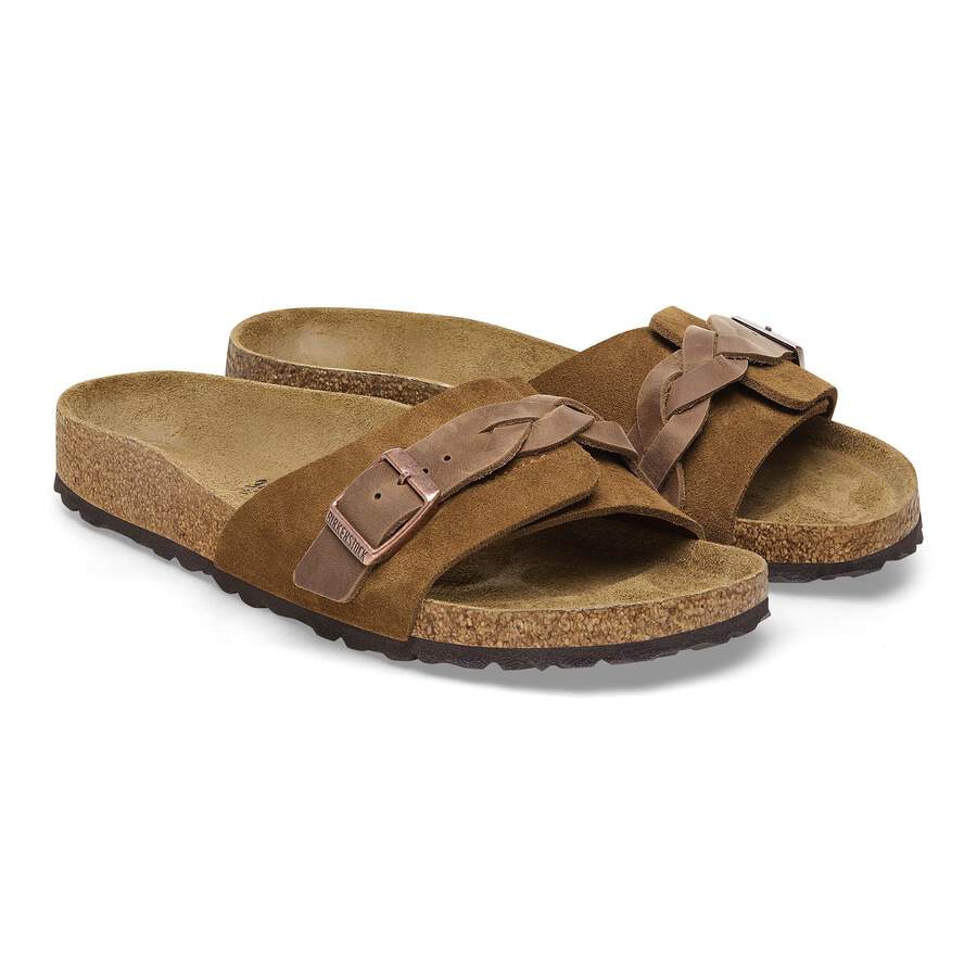 Oita Braided Suede Leather - Mink