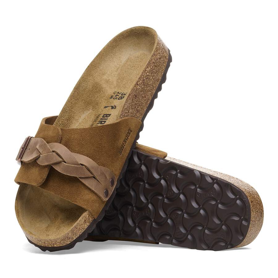 Oita Braided Suede Leather - Mink