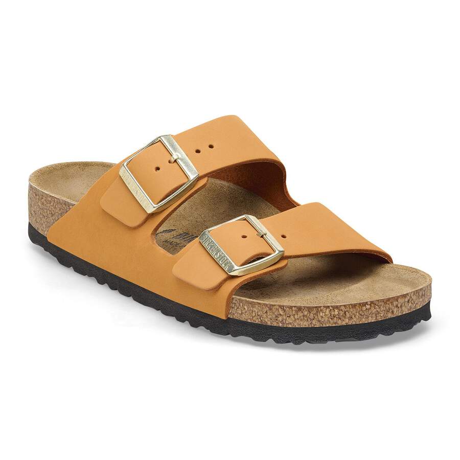 Arizona Nubuck Leather - Burnt Orange